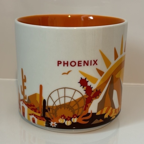 Starbucks Phoenix Arizona You Are Here Collection 2015 Mug 14oz - Picture 2 of 7